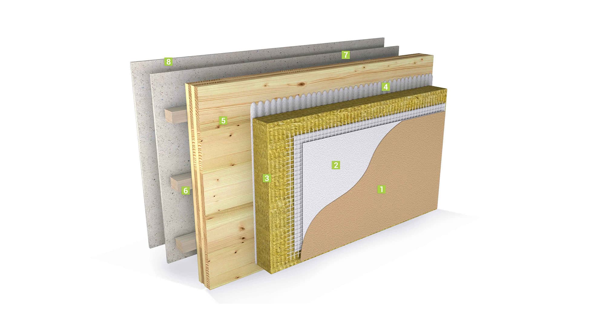 External Wall 59 construction layers diagram