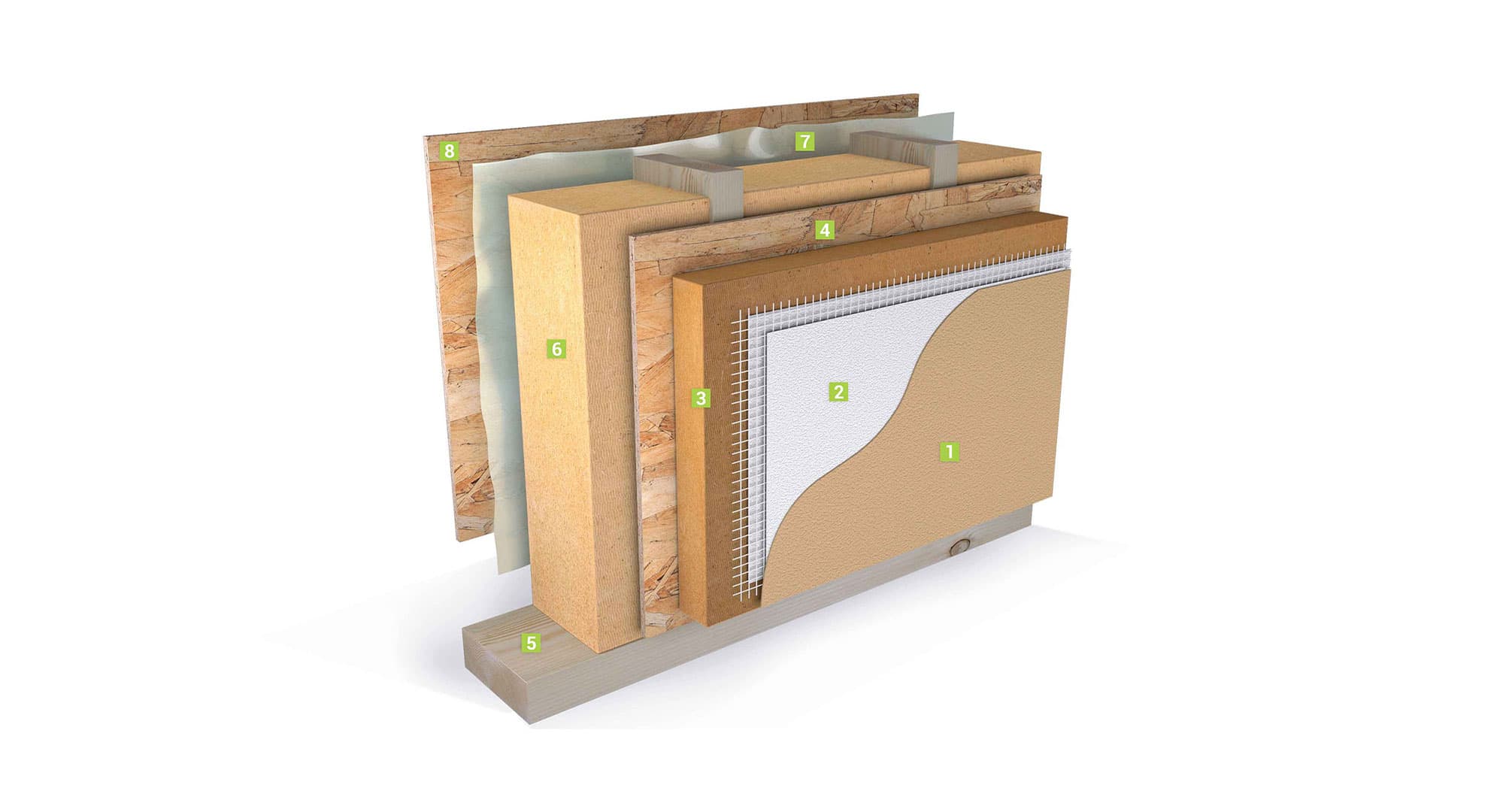 External Wall 66 construction layers diagram