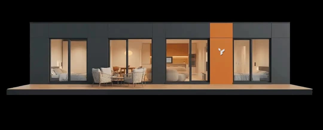 POP UP 104 m² exterior front view