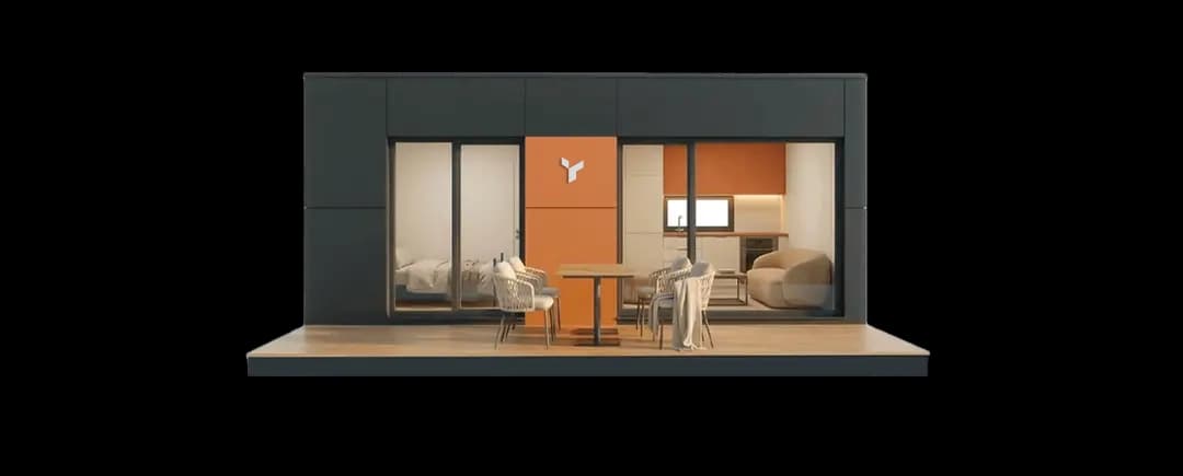POP UP 28 m² exterior front view