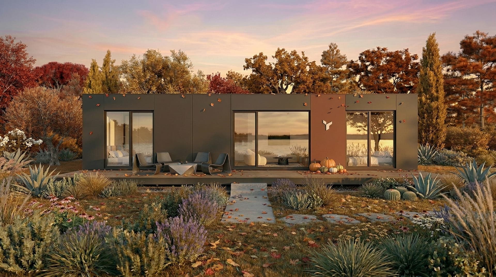 POP UP housing solution in autumn